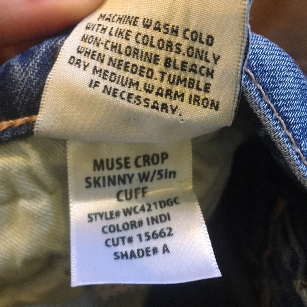 Hudson Muse Crop Skinny with 5 inch cuff - Picture 8 of 8